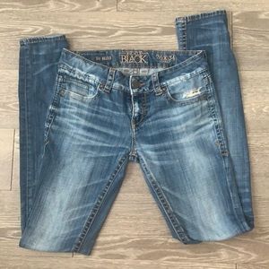 Buckle Black Jeans Size 26x34